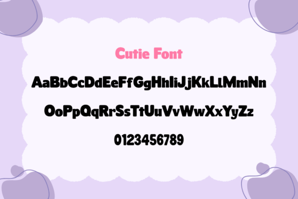 Cutie Font - Preview 1
