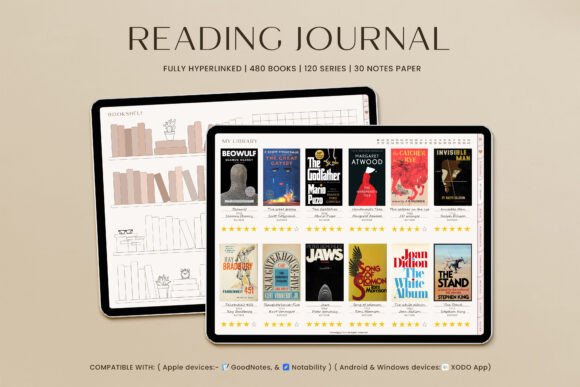 Digital Reading Journal IPad Planner