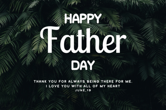 Fathers Day Font - Preview 2