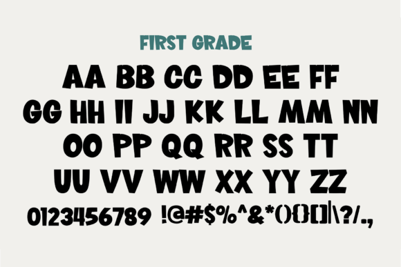 First Grade Font - Preview 4