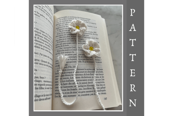 Flower Bookmark Crochet Pattern