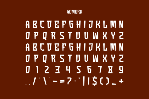 Gomero Font - Preview 5