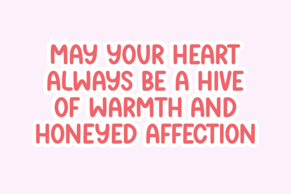 Heart Honey Font - Preview 2