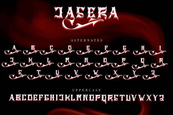 Jasera Font PNG with transparent background - Preview 6