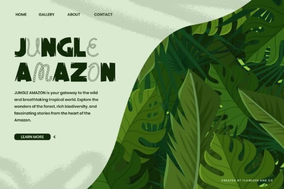 Jungle Roots Font PNG with transparent background - Preview 5