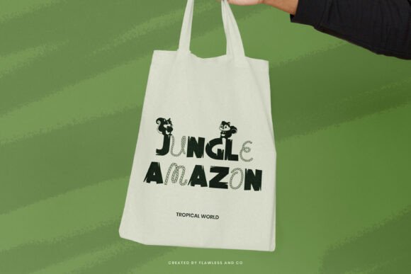Jungle Roots Font PNG with transparent background - Preview 6