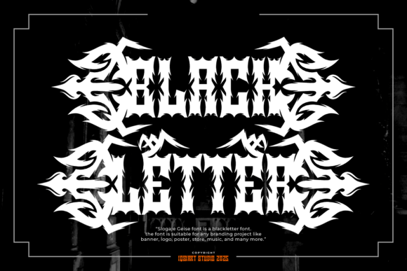 Slogaje Geise Font PNG with transparent background - Preview 1