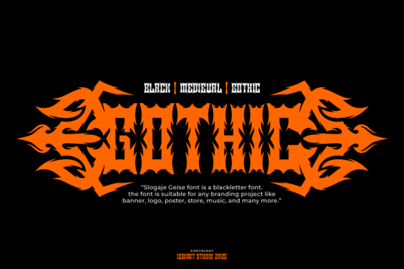 Slogaje Geise Font PNG with transparent background - Preview 2