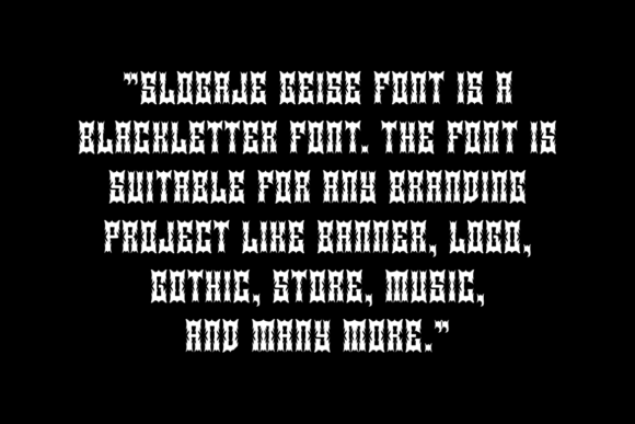 Slogaje Geise Font PNG with transparent background - Preview 4