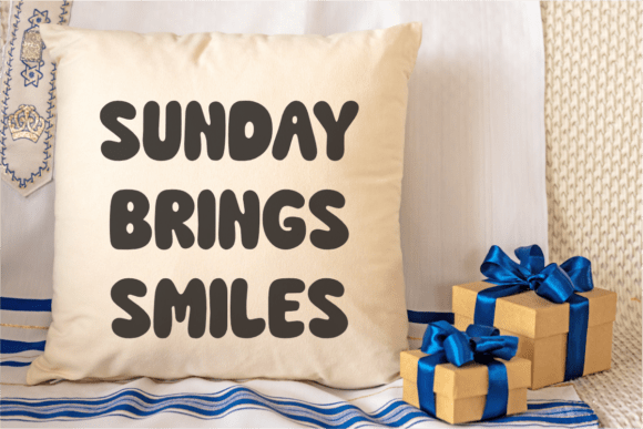 Smile Sunday Font PNG with transparent background - Preview 6