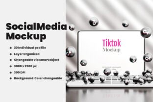 Social Media Mockup PSD File Graphic by DesignHill1024 · Creative Fabrica
