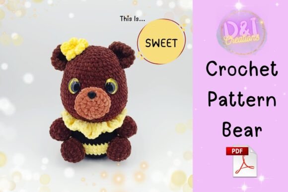 Bear Crochet Pattern Amigurumi Pdf Teddy