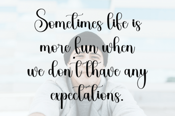 Blushing Font - Preview 4