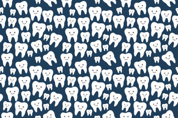 Dentist Seamless Pattern Afbeelding Papieren Patronen Door Winart Project