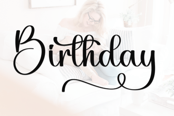 Grandpa Birthday Font font preview - 2