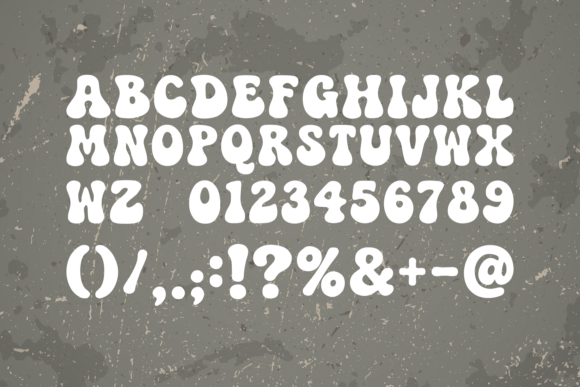 Groovy Vintage Font - Preview 1