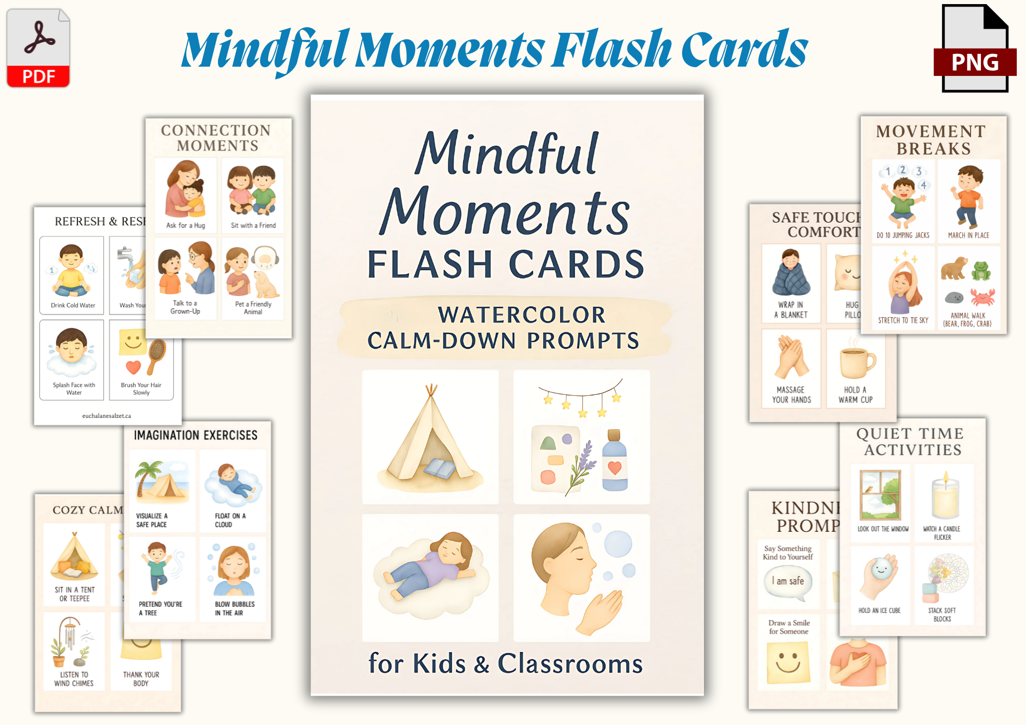Mindful Moments Flash Cards