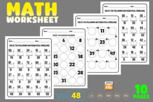 Printable Worksheets For Writing Math Printable Math Printable Worksheets Graphic by Self Graphics House ...