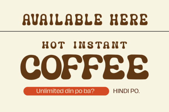 Retroblob Font PNG with transparent background - Preview 3