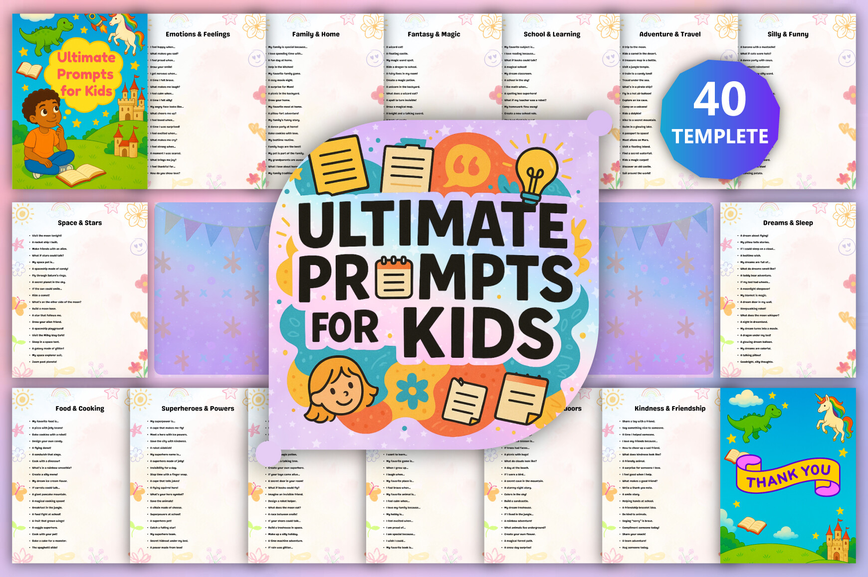 Ultimate Prompts for Kids Graphic by munjixpro · Creative Fabrica