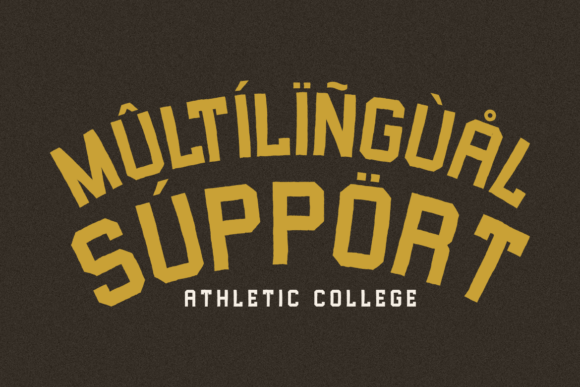 Athletic College Font - Preview 2