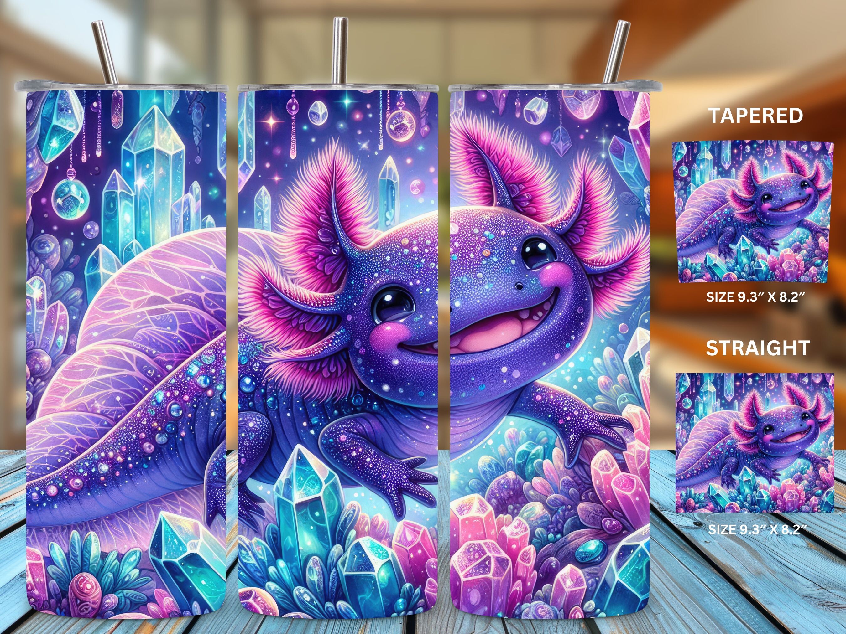Axolotl Tumbler Wrap Sublimation Graphic by Puma Prints · Creative Fabrica