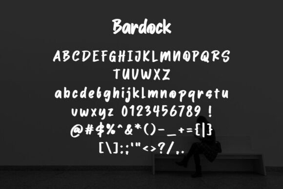 Bardock Font - Preview 1