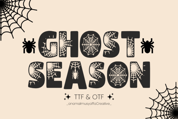 Black Spider Font - Preview 1