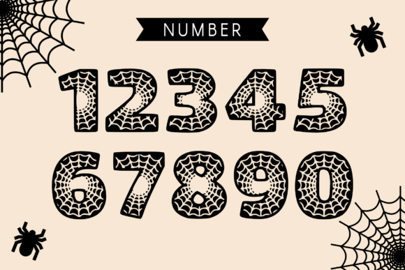 Black Spider Font - Preview 4