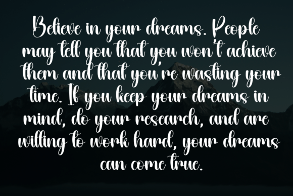 Black Woodland Font - Preview 5