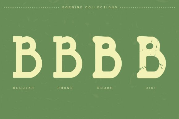 Bornine Font - Preview 1