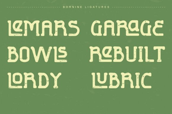 Bornine Font - Preview 5