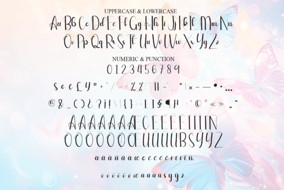 Butterfly Font - Preview 6