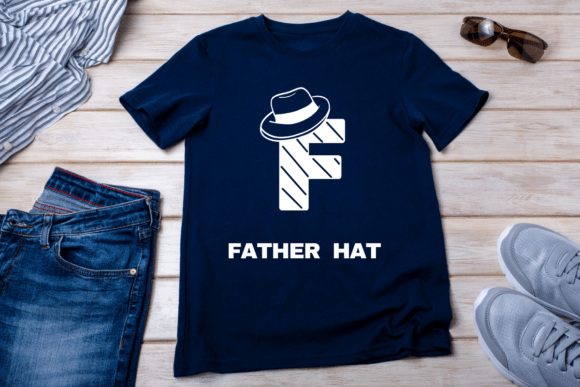 Father Hat Font PNG with transparent background - Preview 3