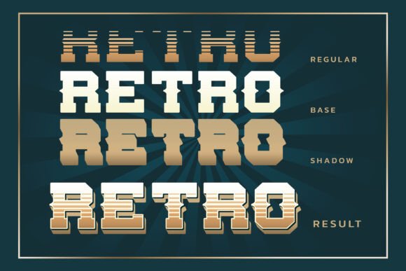 Fortune Retro Font - Preview 2