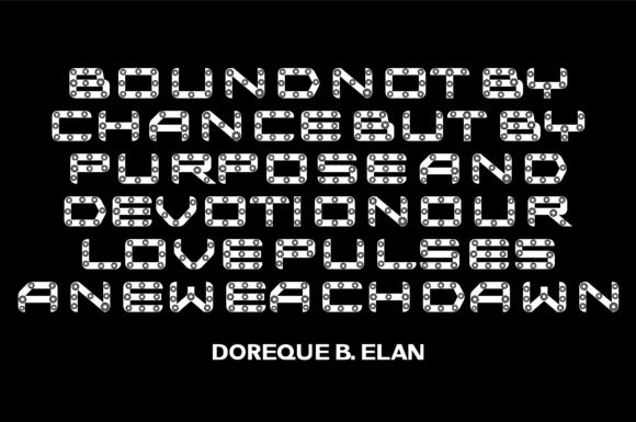 Gear Font - Preview 6
