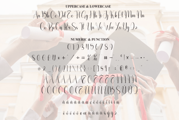 Graduation Font - Preview 6
