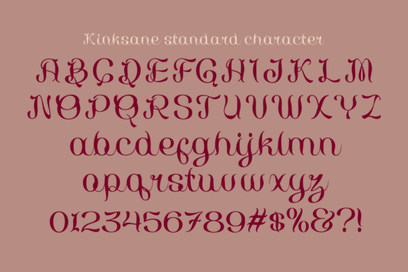 Kinksane  Font - Preview 2