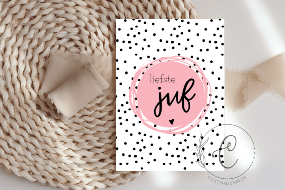 Liefste Juf Printable Card Dutch Teacher
