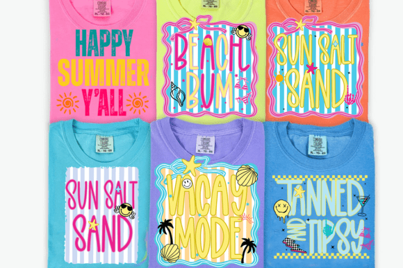 Preppy Summer Png Bundle, Vacay Mode Png Graphic by Mun Mun · Creative ...