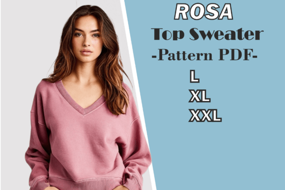 Rosa Sweater V - Neck Oversize