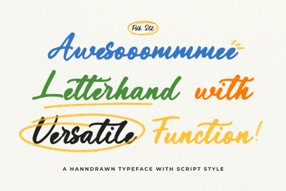 Sign Painting Font PNG with transparent background - Preview 5
