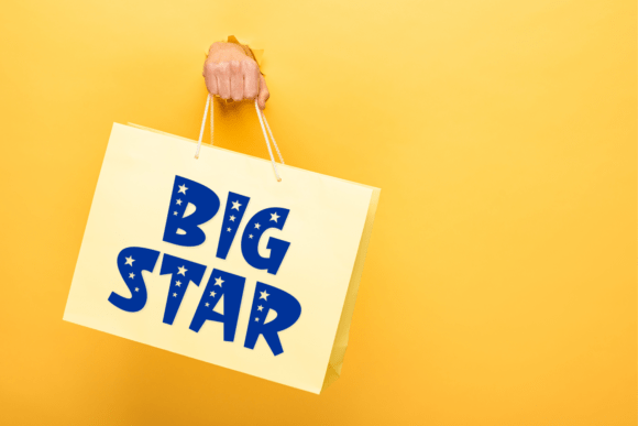 Sky Star Font PNG with transparent background - Preview 2