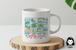 Summer Coastal Brushstrokes Clipart Graphic by Cat Lady · Creative Fabrica