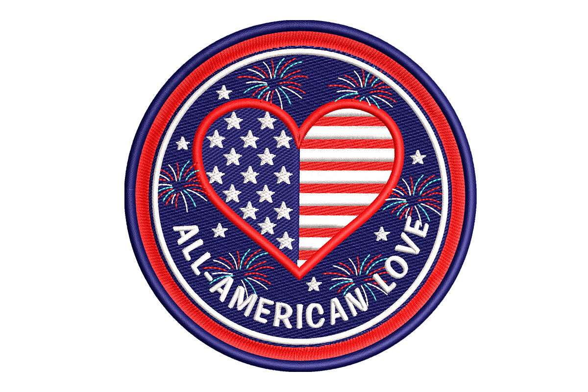 All American Love - 4th of July Patch