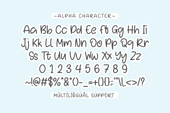 Alpha Font - Preview 1