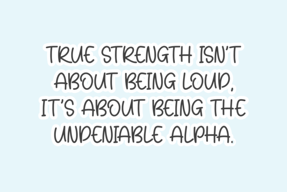 Alpha Font - Preview 2