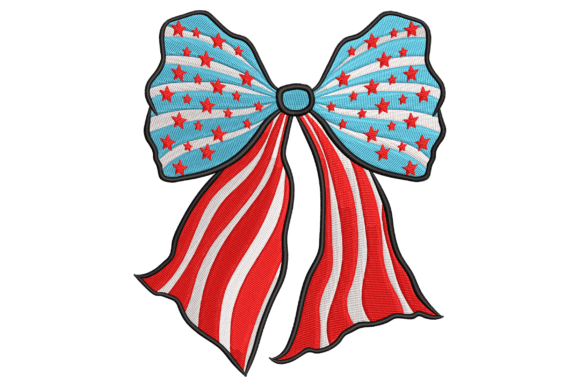 American Flag Bow