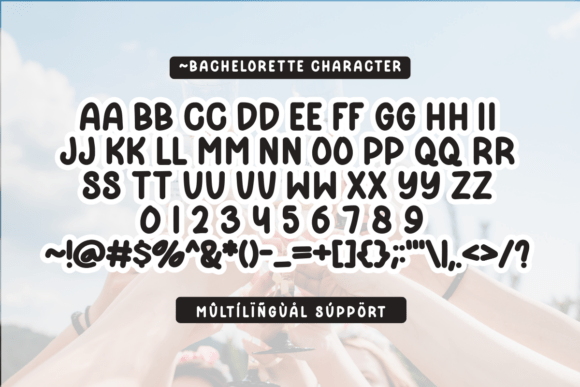 Bachelorette Font - Preview 1