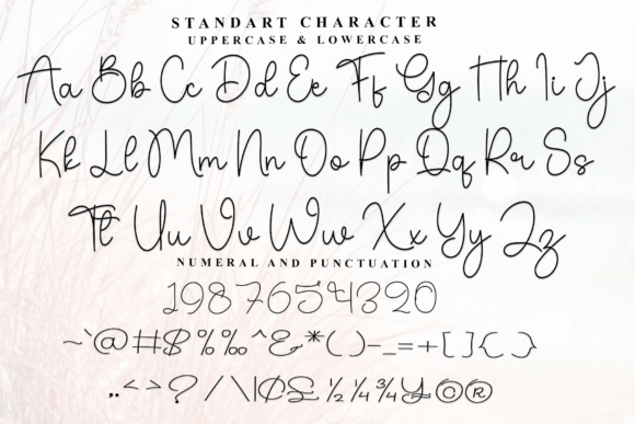 Beach Smilling Font PNG with transparent background - Preview 4